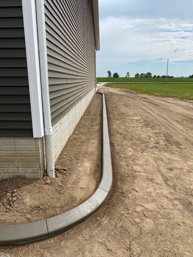 Custom Concrete Curbing Project