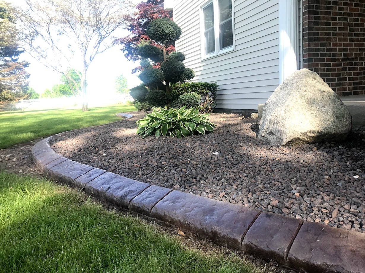 Custom Concrete Curbing Project