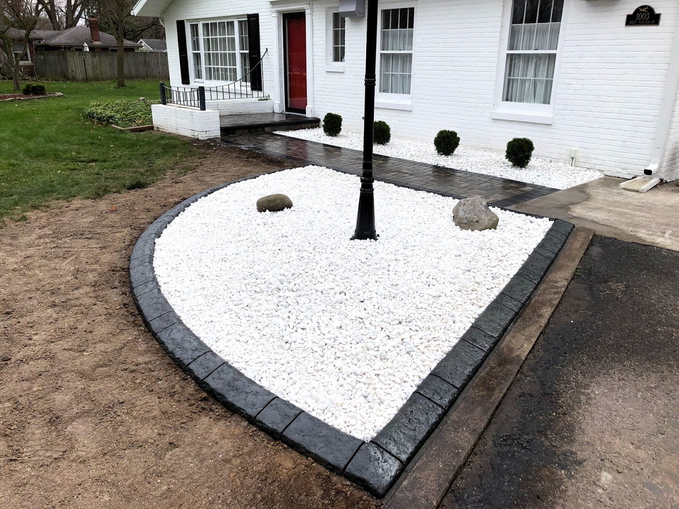 Custom Concrete Curbing Project