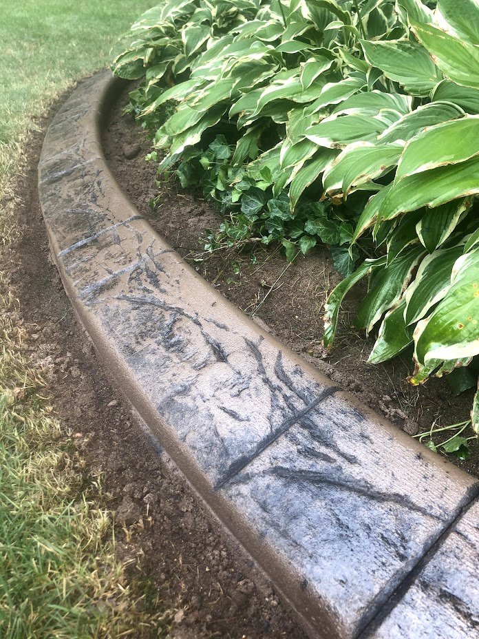 Custom Concrete Curbing Project